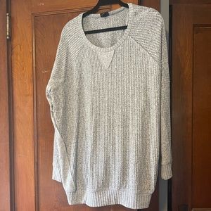 Light gray sweater from Torrid